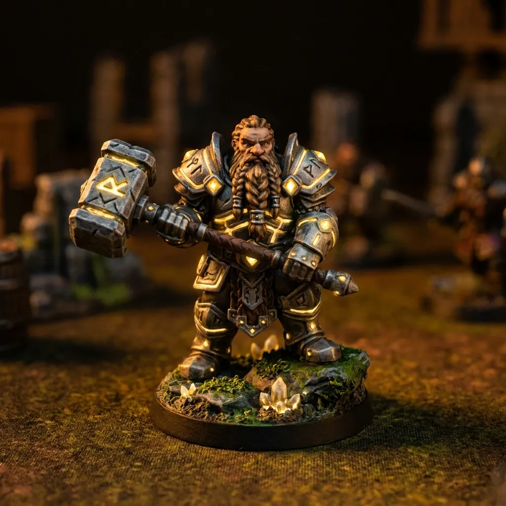 3D rendered D&D character